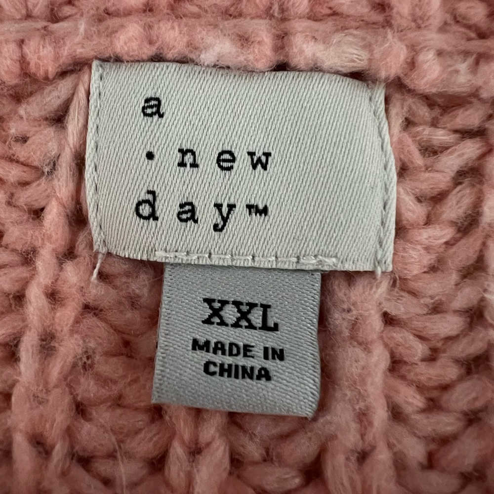 a new day Pink Knit Sweater Size XXL - Picture 6 of 6
